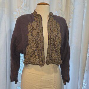 Magnolia Pearl Omayra Jacket in Ottoman Embroidered O/S NWT